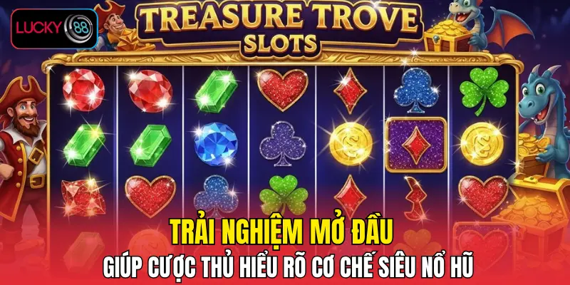 Trải nghiệm mở đầu giúp cược thủ hiểu rõ cơ chế siêu nổ hũ Trải nghiệm mở đầu giúp cược thủ hiểu rõ cơ chế siêu nổ hũ